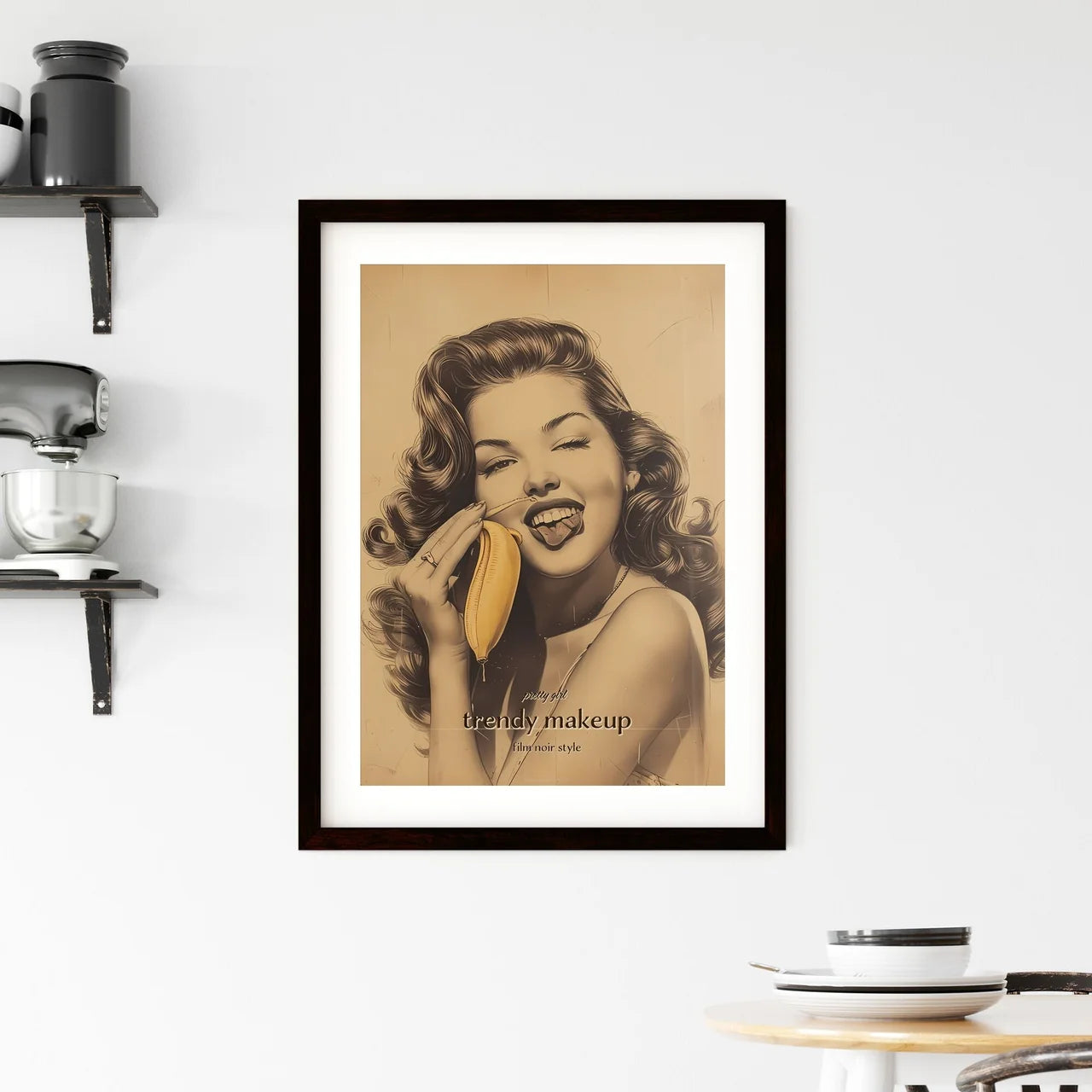 pretty girl Framed Print