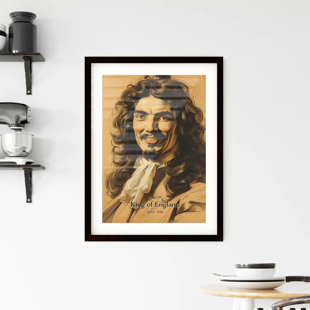 James II Framed Print