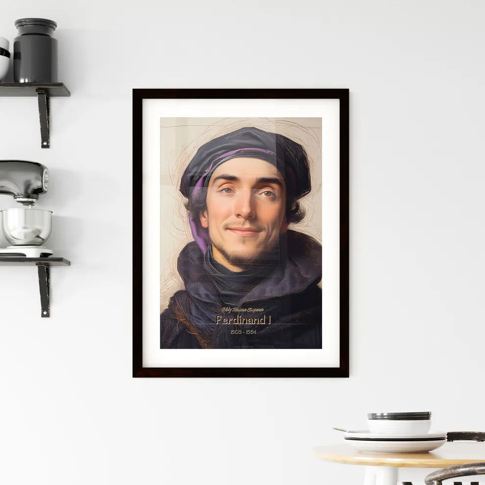 Holy Roman Emperor, Ferdinand I, 1503 - 1564, A Poster of a man with a scarf on his head Default Title