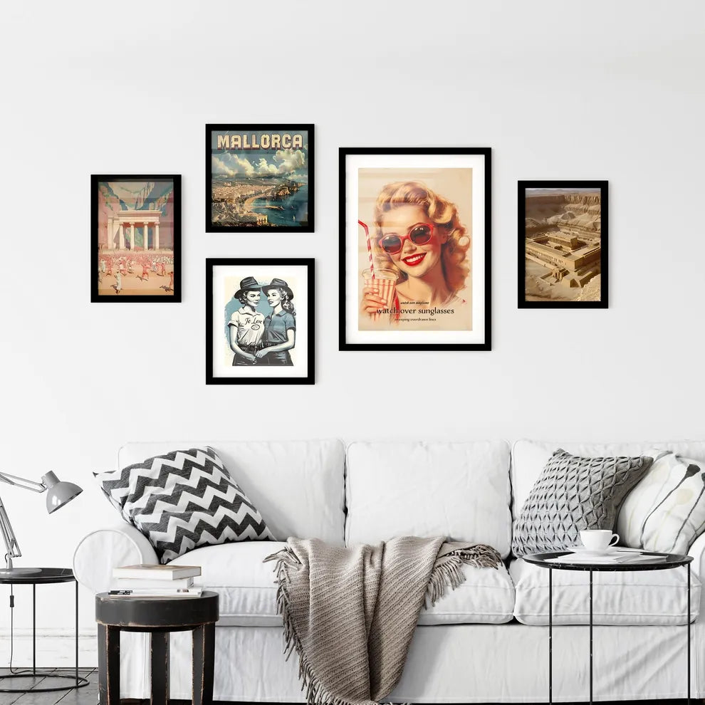 watch over sunglasses Wall Art