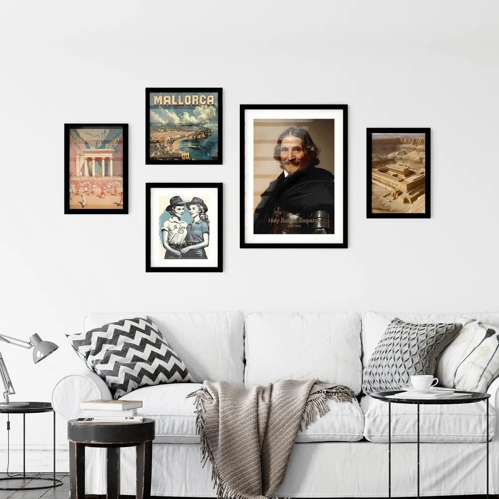 Charles VI, Holy Roman Emperor, 1685 - 1740, A Poster of a man in a black coat Default Title