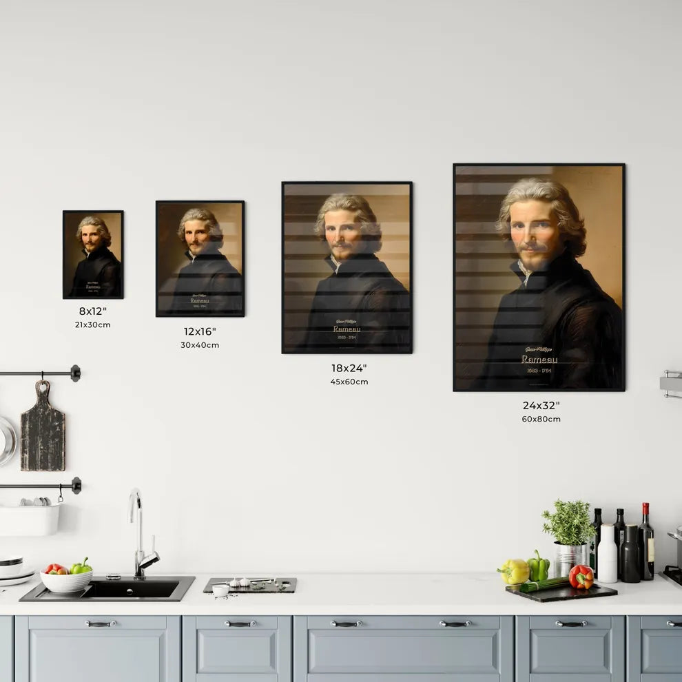 Jean-Philippe, Rameau, 1683 - 1764, A Poster of a man with a beard and mustache Default Title