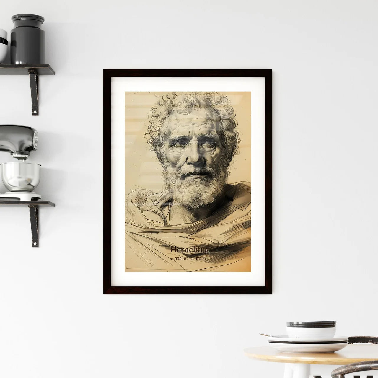 Heraclitus Framed Print