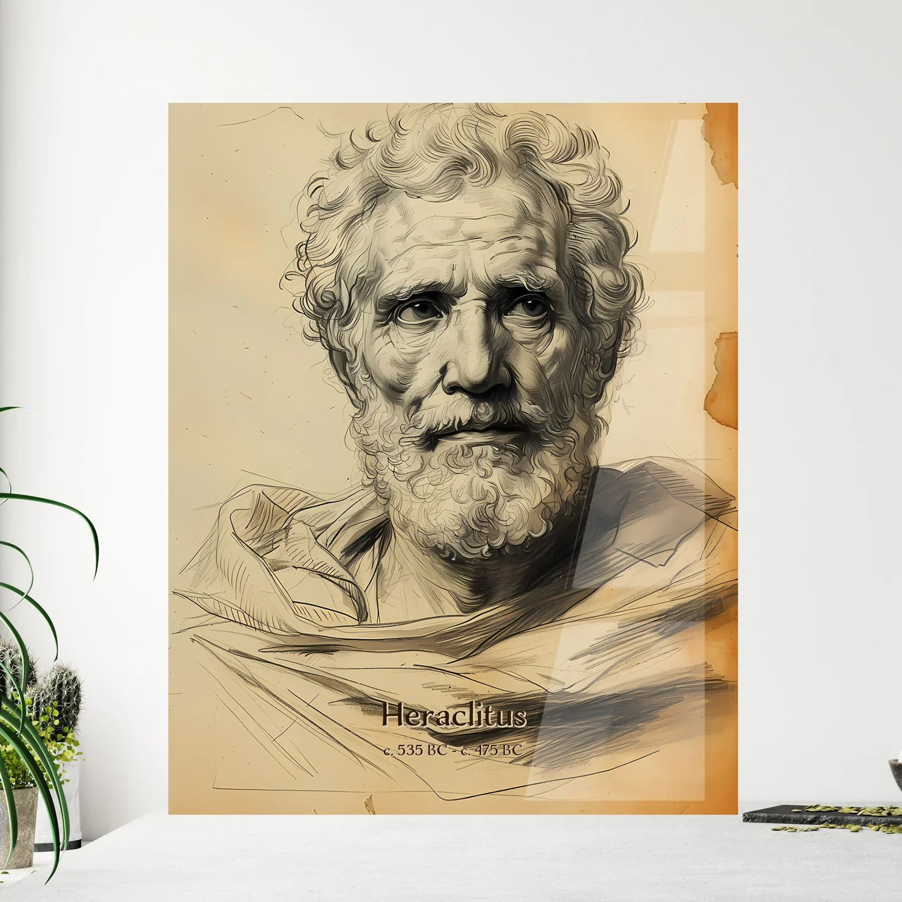 Heraclitus - Framed Art Print