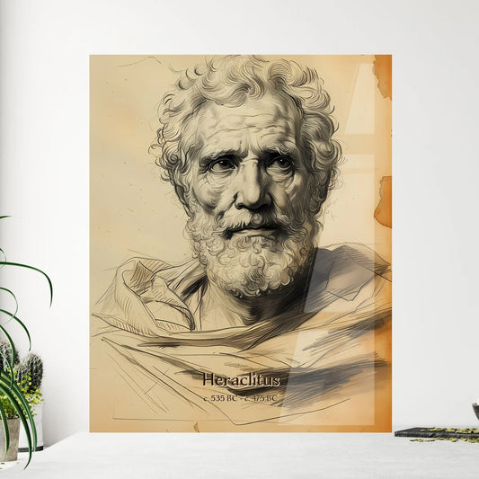 Heraclitus - Framed Art Print