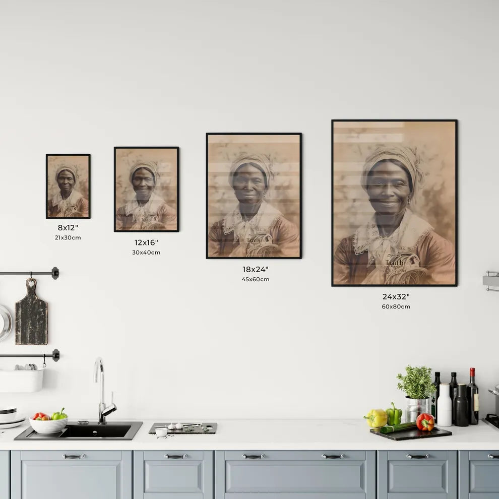 Sojourner, Truth, c. 1797- c. 1884, A Poster of a woman smiling with a scarf on her head Default Title