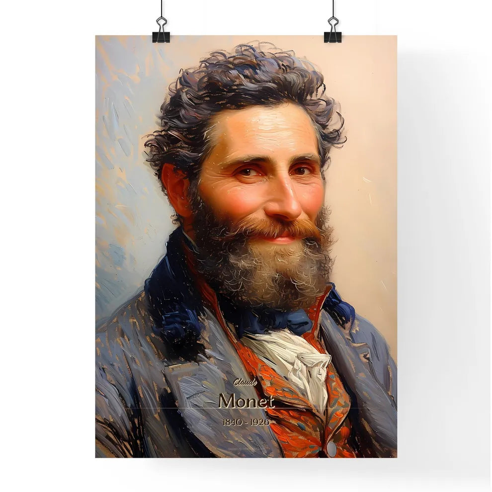 Claude, Monet, 1840 - 1926, A Poster of a man with a beard Default Title