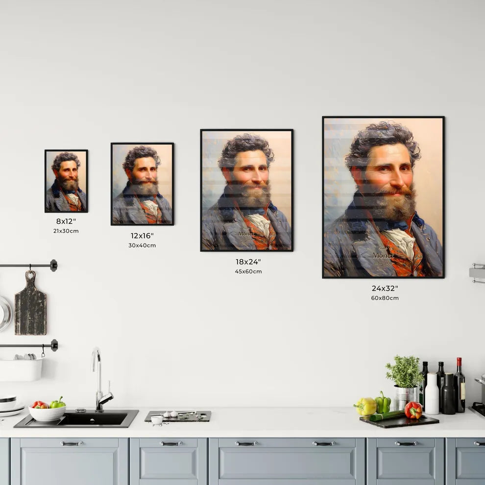 Claude, Monet, 1840 - 1926, A Poster of a man with a beard Default Title