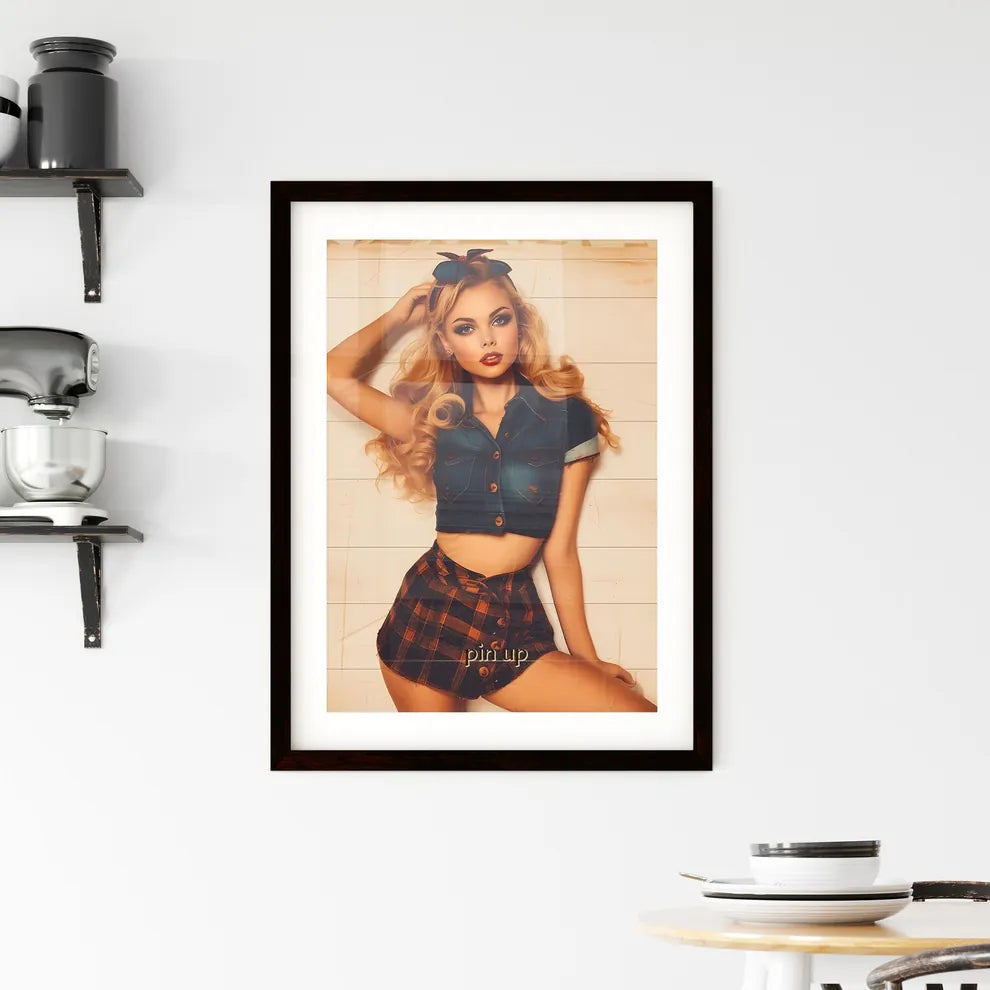 pin up Framed Print