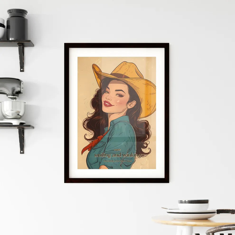 cowgirl Framed Print