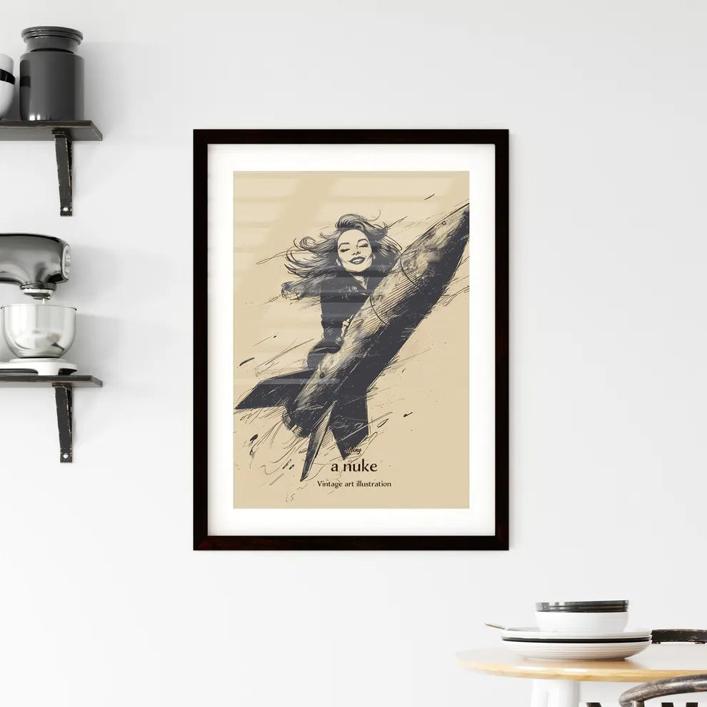 riding Framed Print