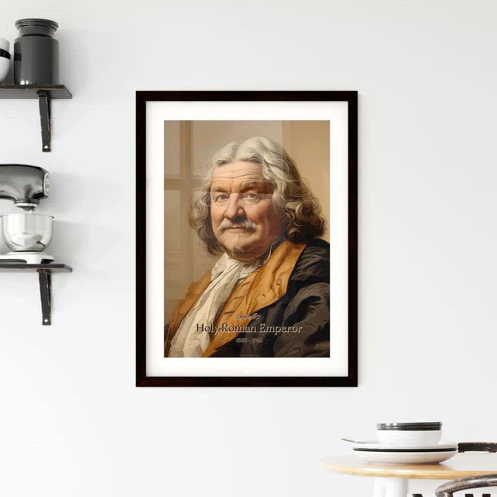 Charles VI, Holy Roman Emperor, 1685 - 1740, A Poster of a man with white hair and a beard Default Title