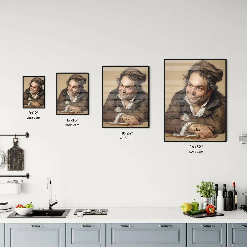 Jean, Bodin, 1530 - 1596, A Poster of a man with a hat Default Title