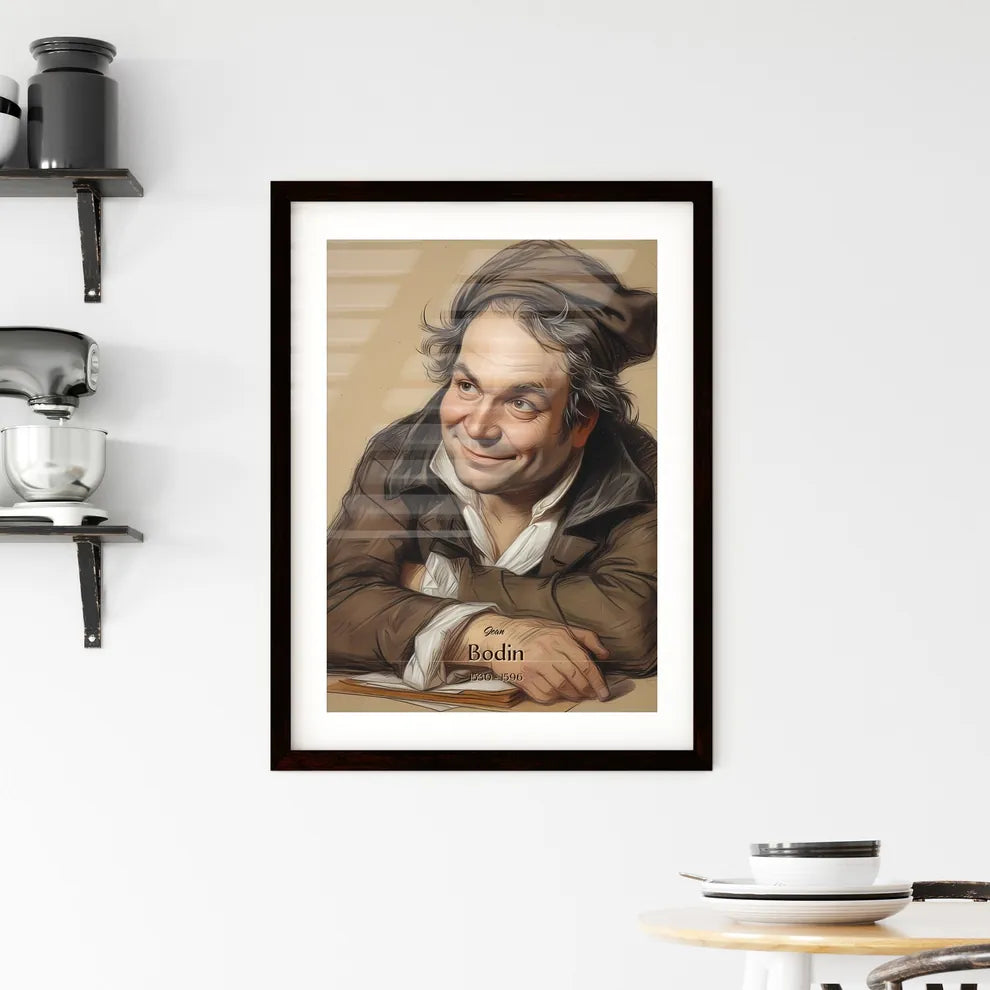 Jean, Bodin, 1530 - 1596, A Poster of a man with a hat Default Title
