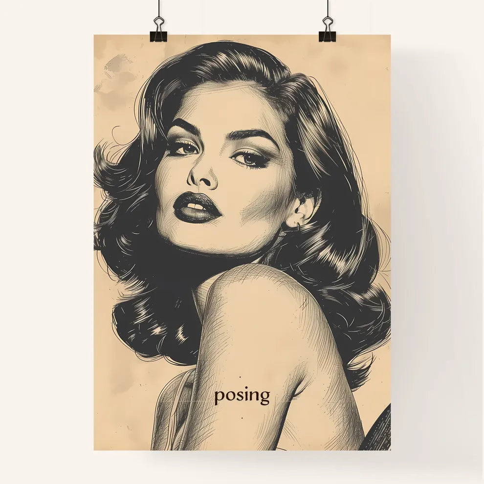 posing Poster