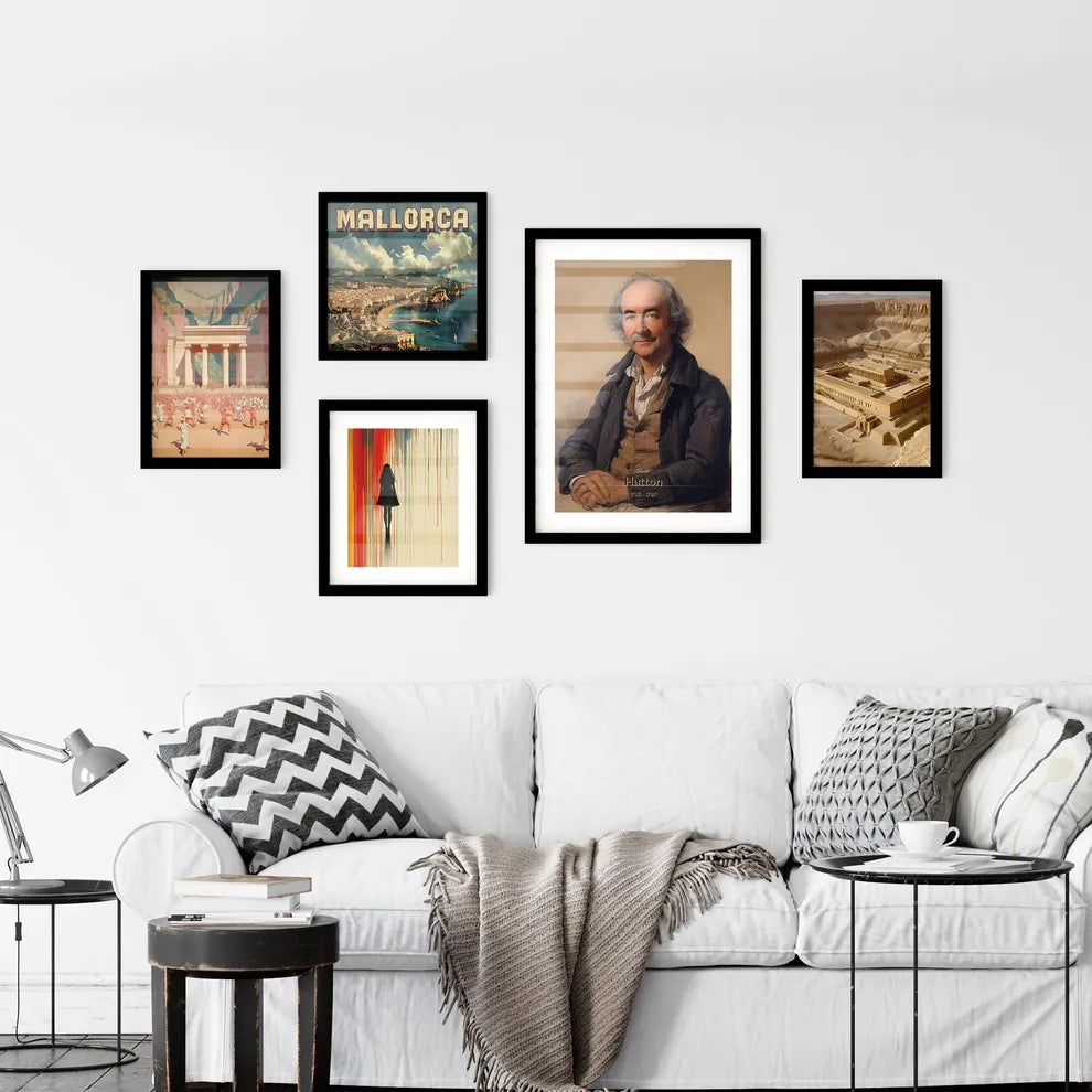 James, Hutton, 1726 - 1797, A Poster of a man in a black jacket Default Title