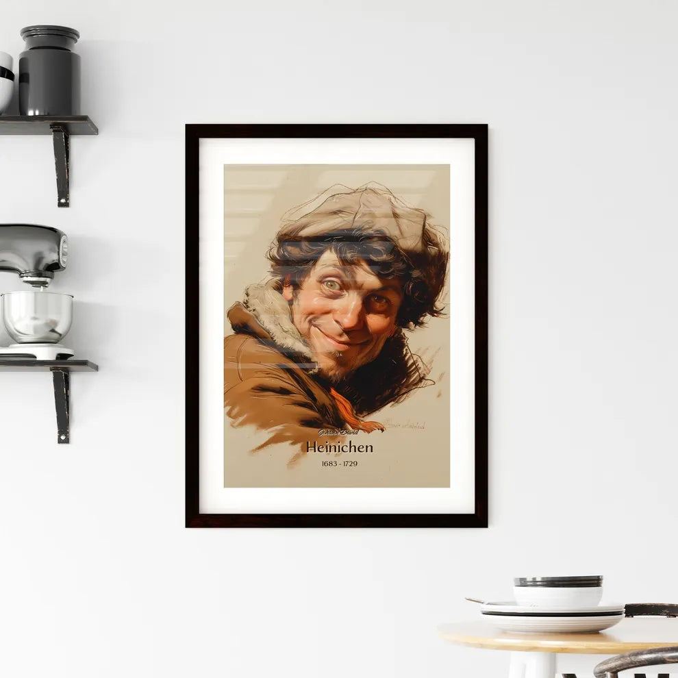 Johann David Framed Print