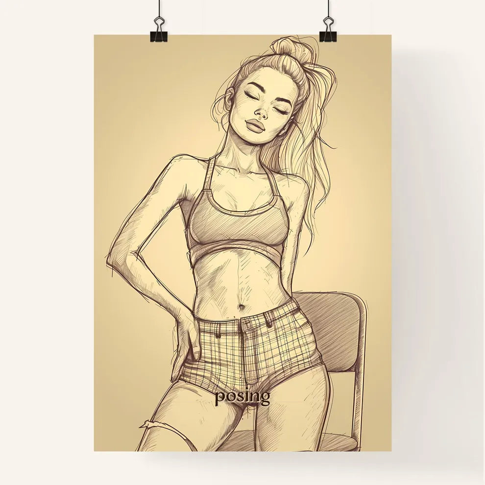 posing Poster