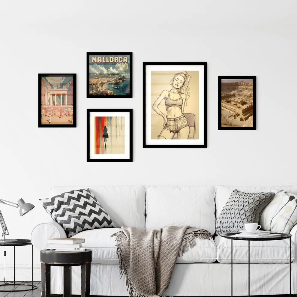 posing Wall Art