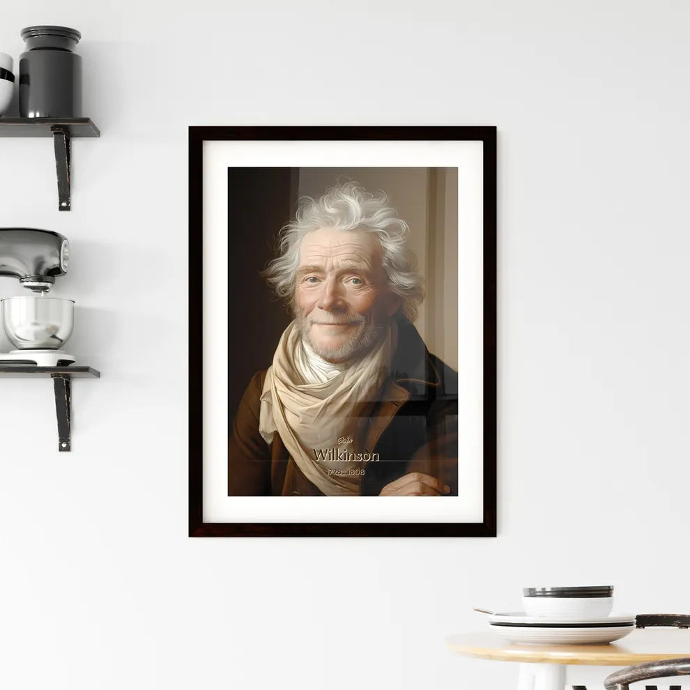John, Wilkinson, 1728 - 1808, A Poster of a man with white hair and a scarf Default Title