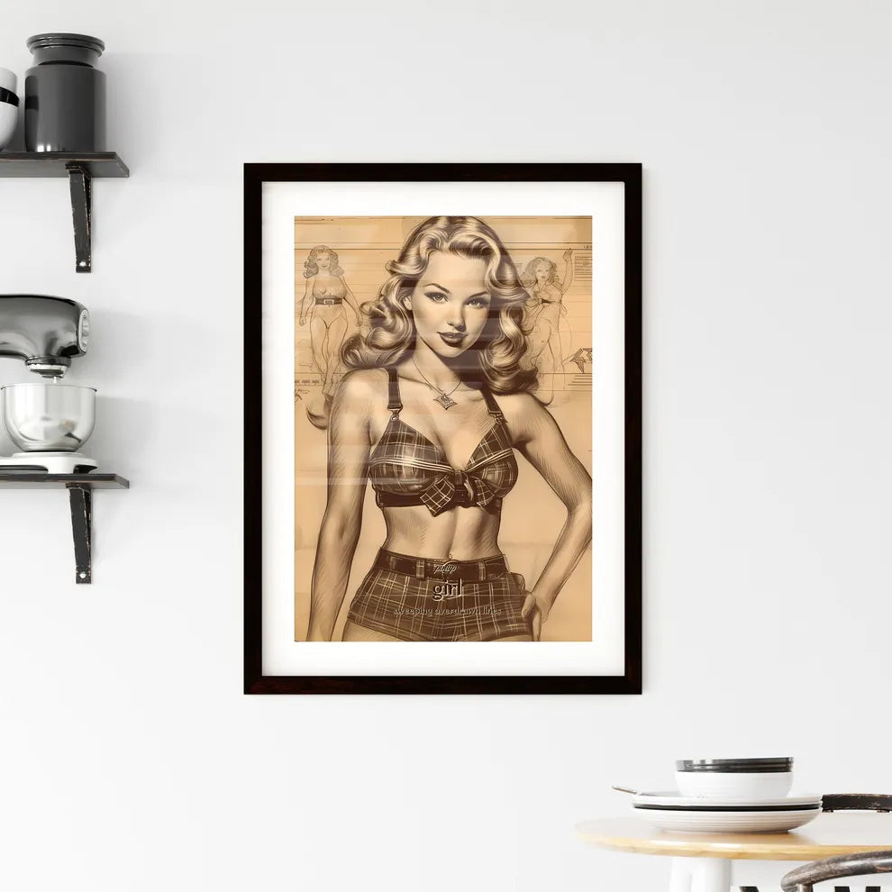 pinup Framed Print