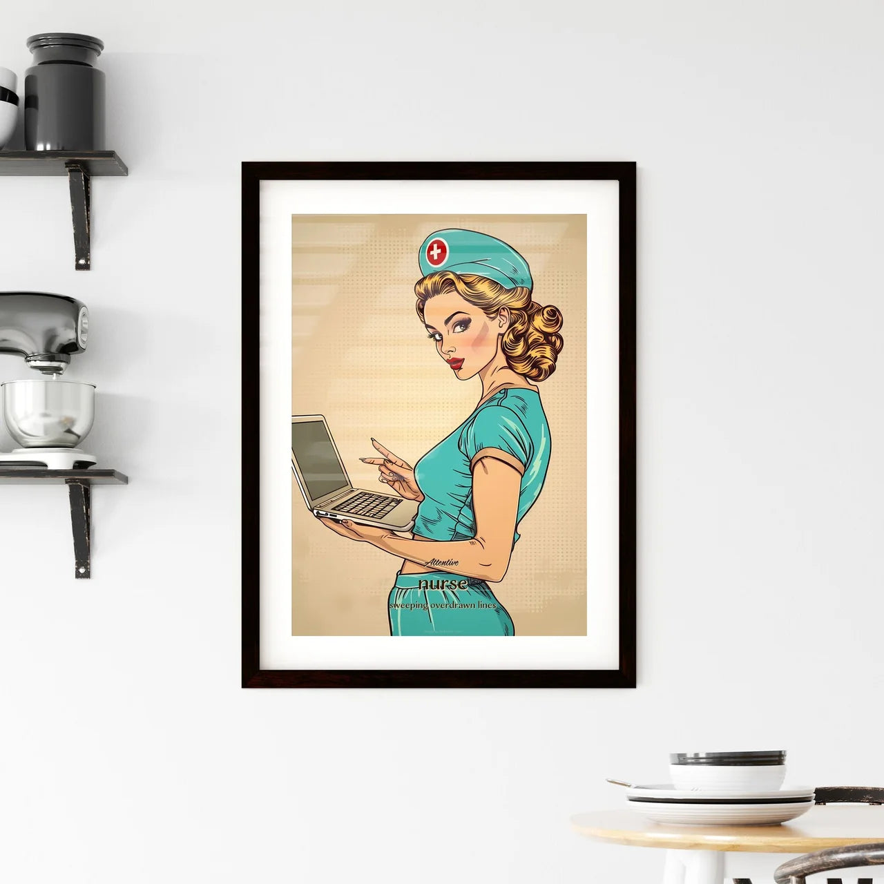 Attentive Framed Print