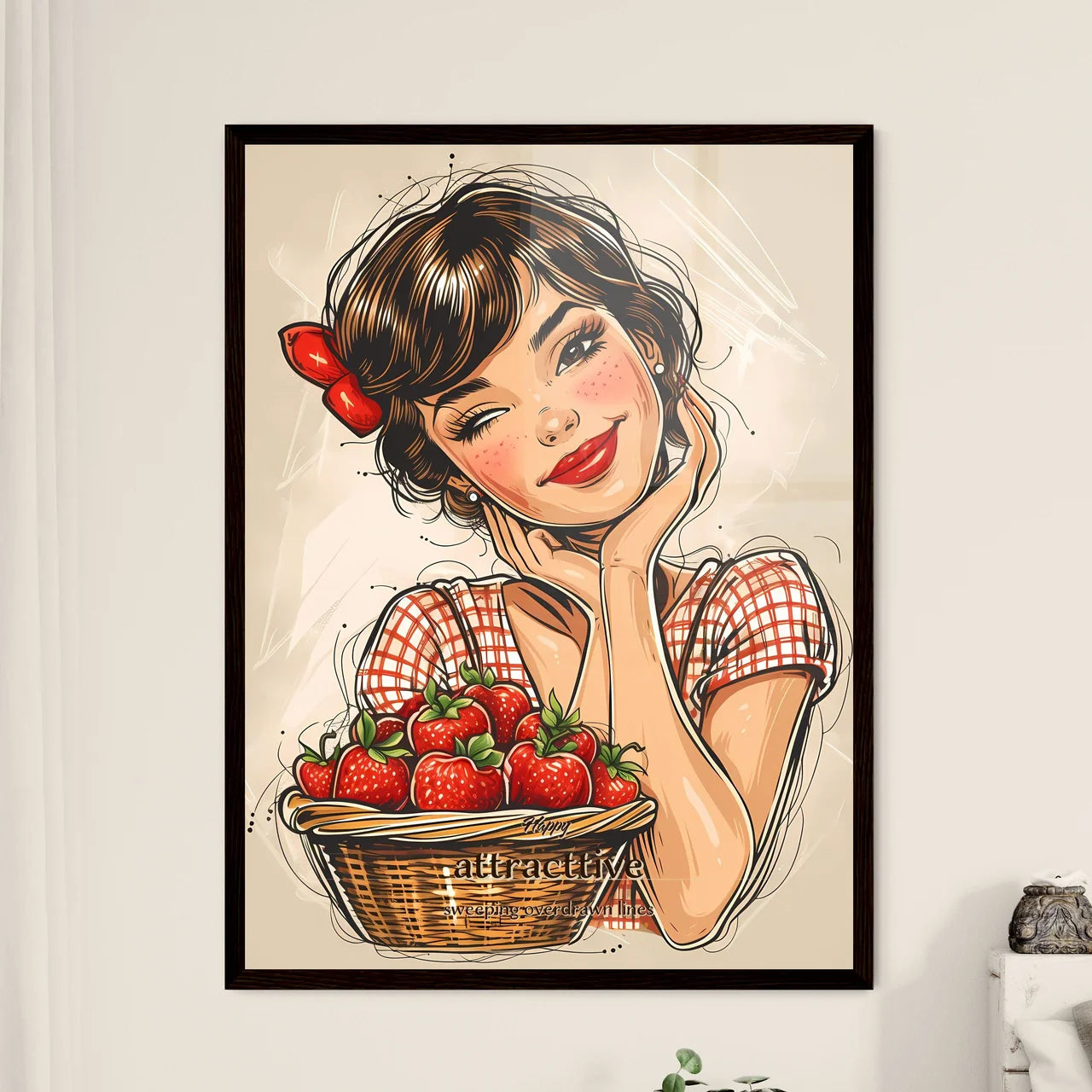 Happy - Framed Art Print