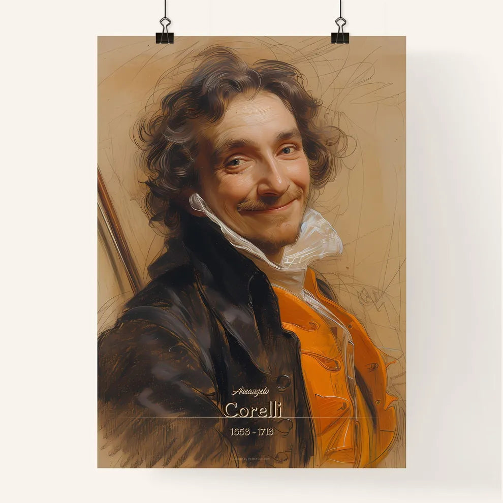 Arcangelo, Corelli, 1653 - 1713, A Poster of a man in a garment Default Title