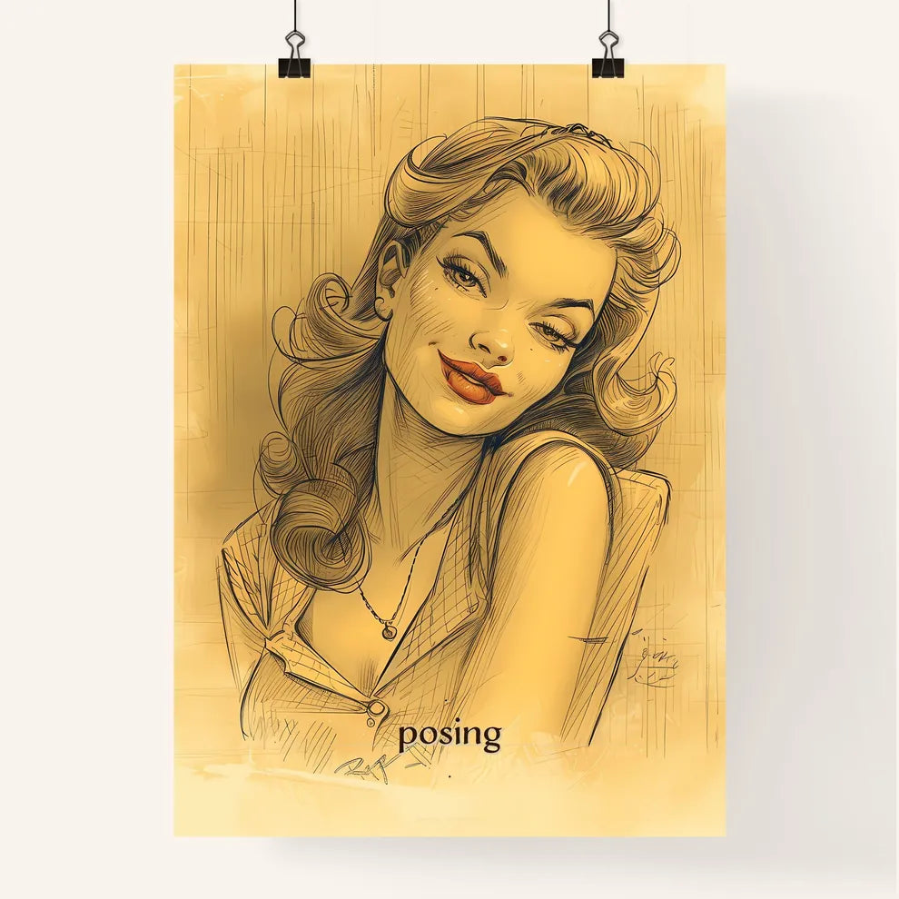 posing Poster