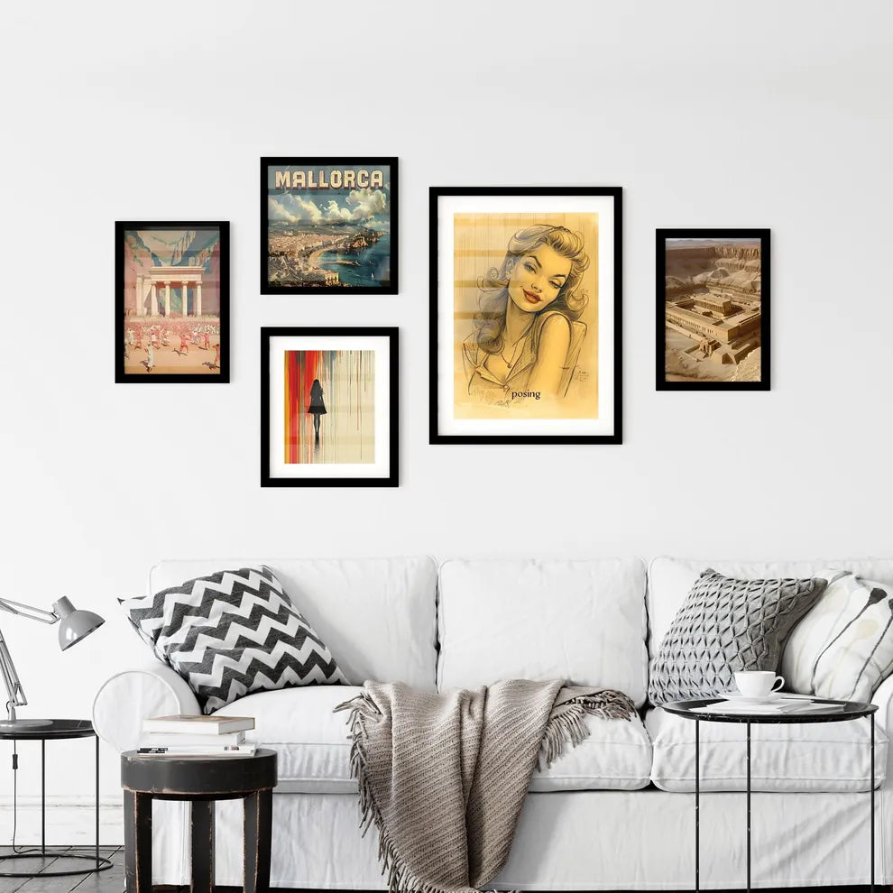 posing Wall Art