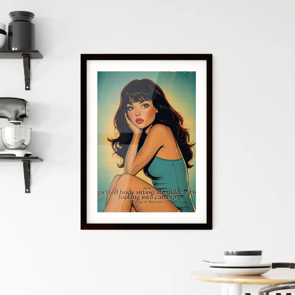 pin-up Framed Print