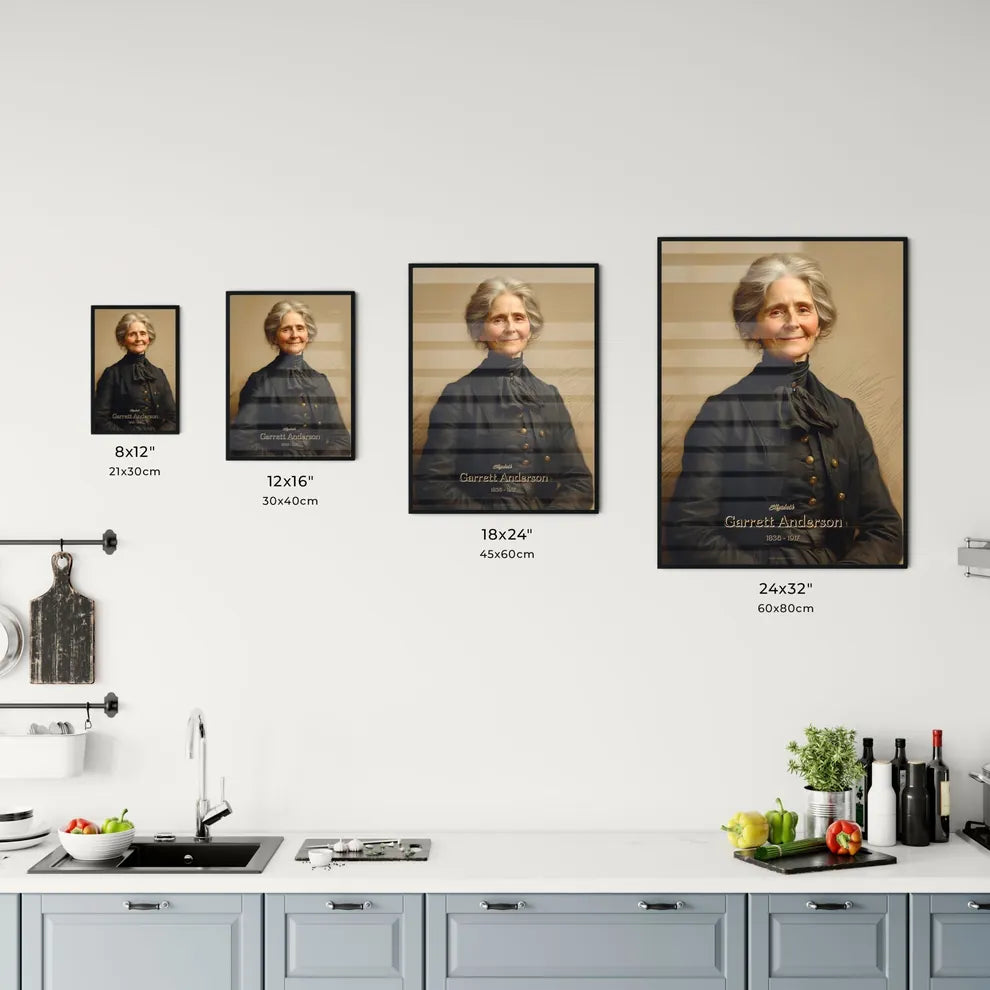 Elizabeth, Garrett Anderson, 1836 - 1917, A Poster of a woman in a black jacket Default Title