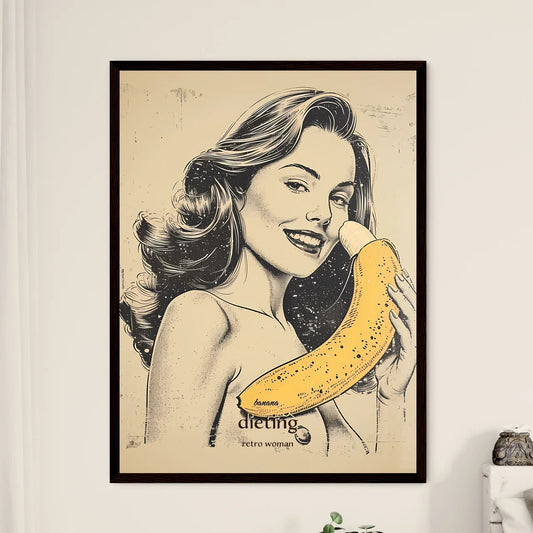 banana - Framed Art Print