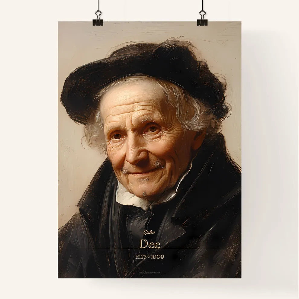 John, Dee, 1527 - 1609, A Poster of a man with a hat Default Title
