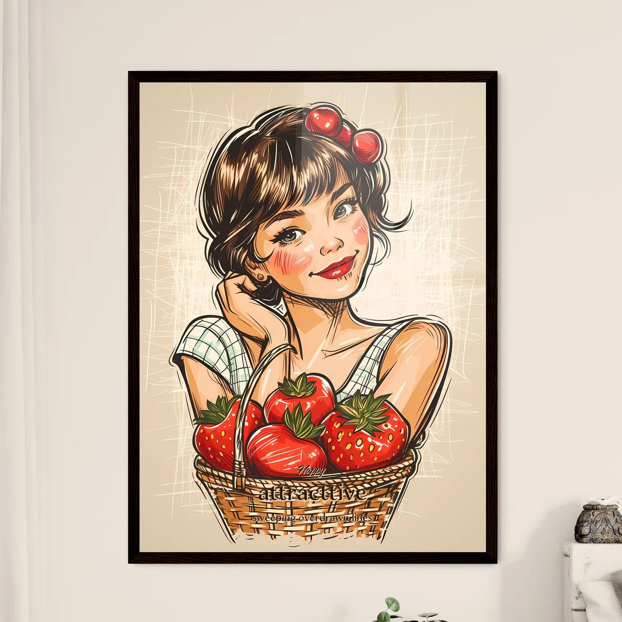 Happy - Framed Art Print