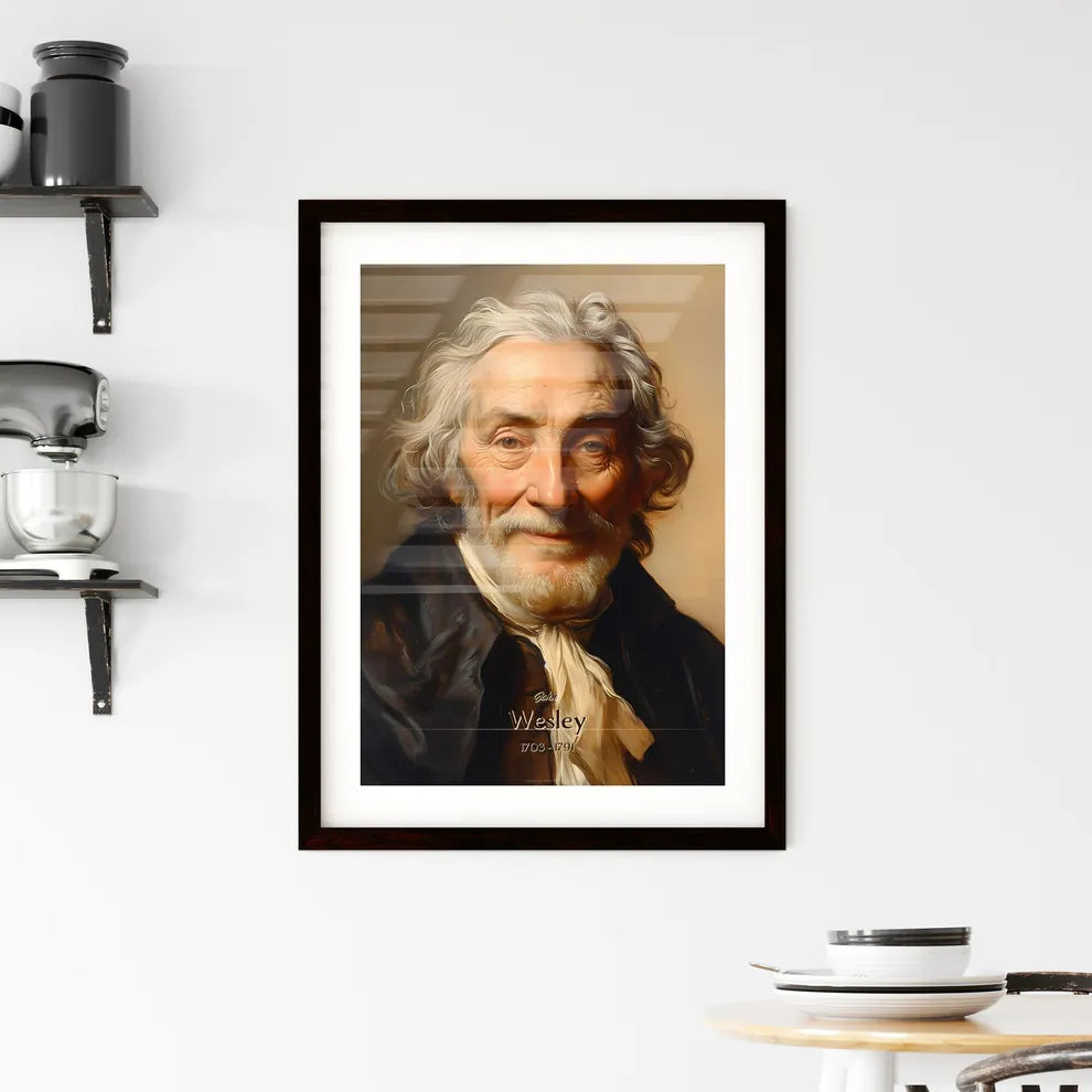 John, Wesley, 1703 - 1791, A Poster of a man with white hair and beard Default Title