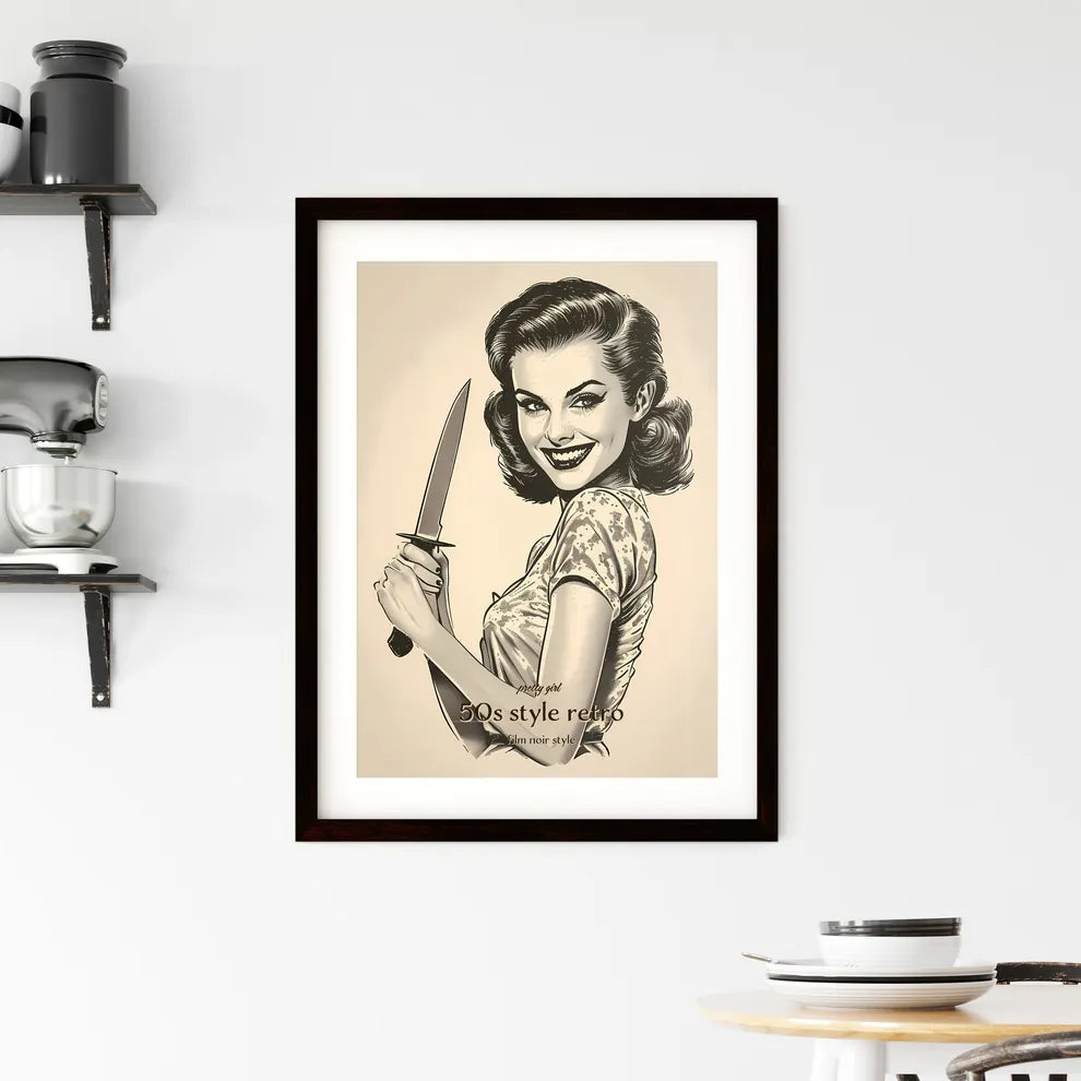 pretty girl Framed Print