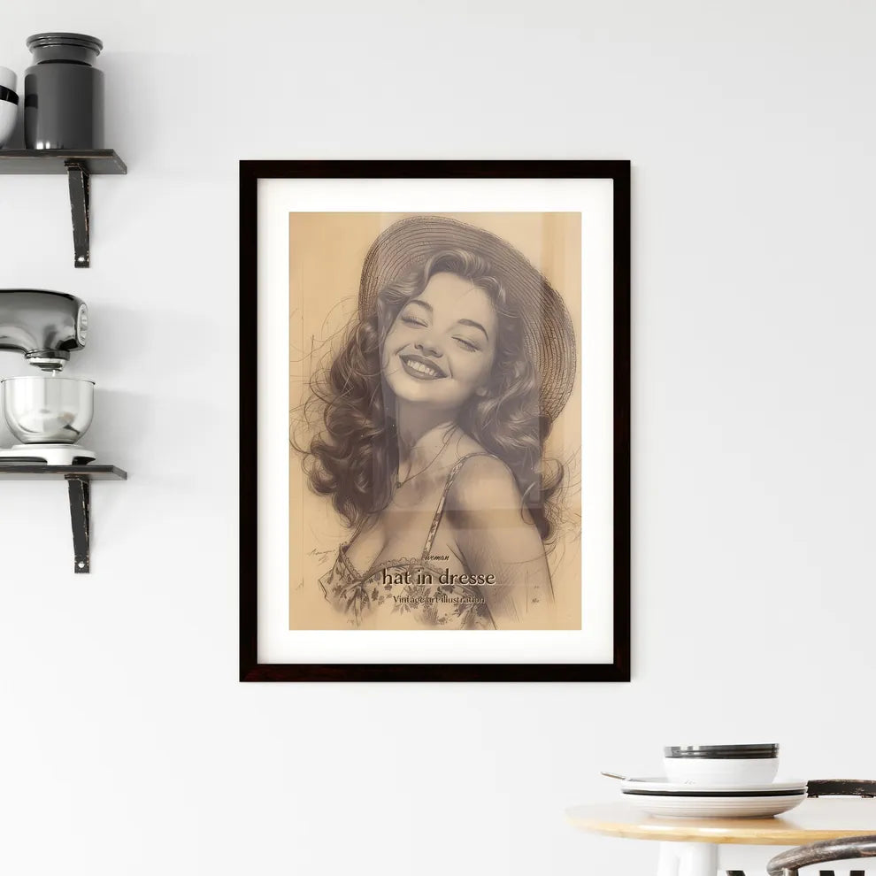woman Framed Print