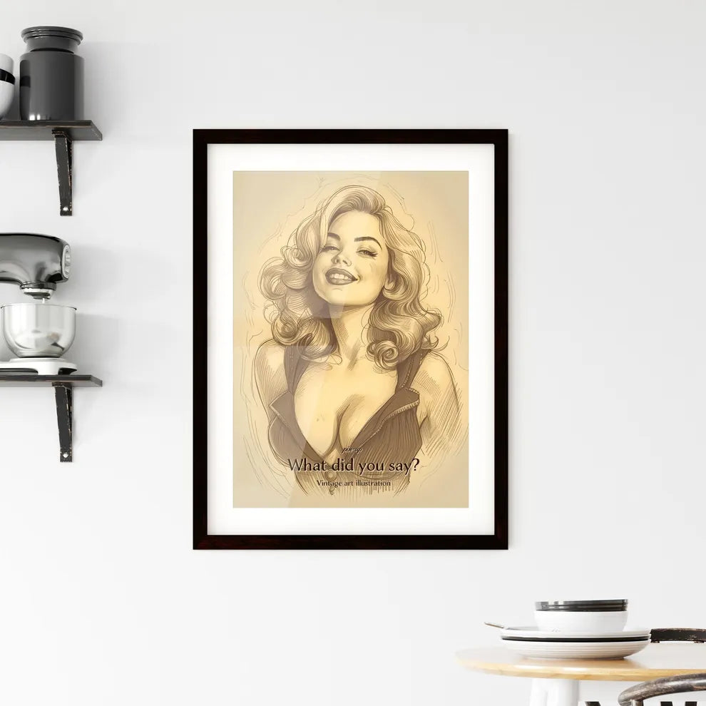 pin-up Framed Print