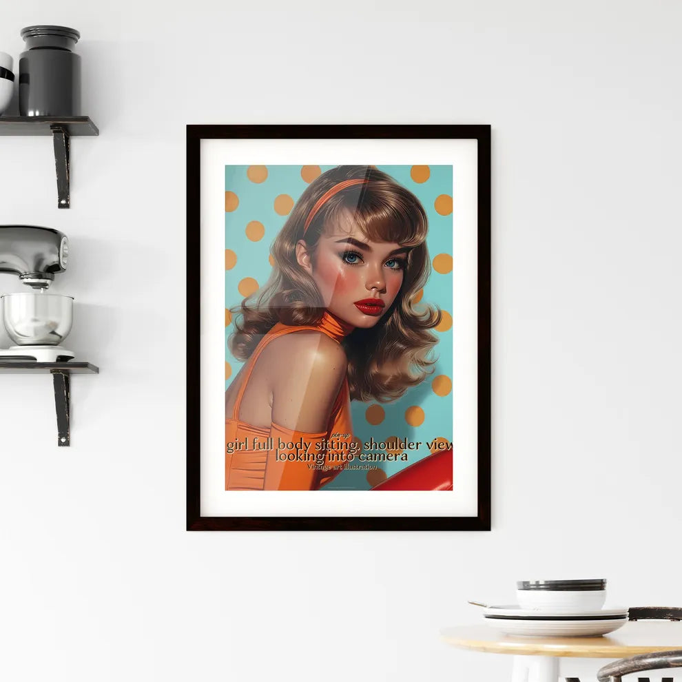 pin-up Framed Print
