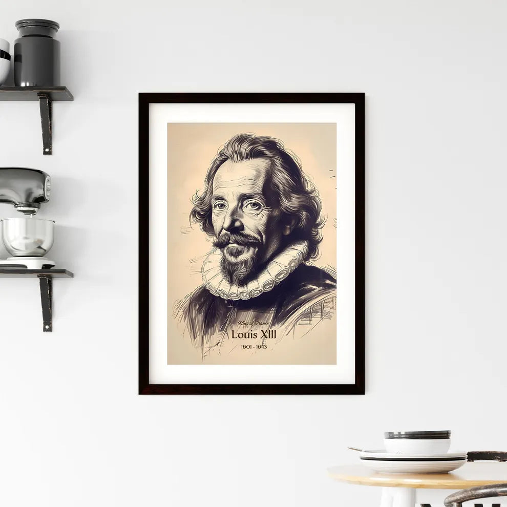 King of France Framed Print