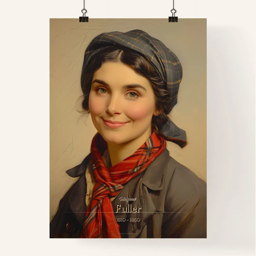 Margaret, Fuller, 1810 - 1850, A Poster of a woman with a scarf around her head Default Title