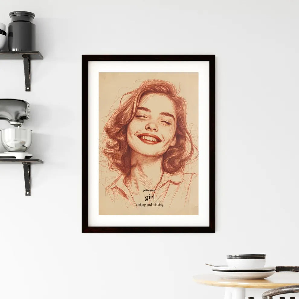 American Framed Print