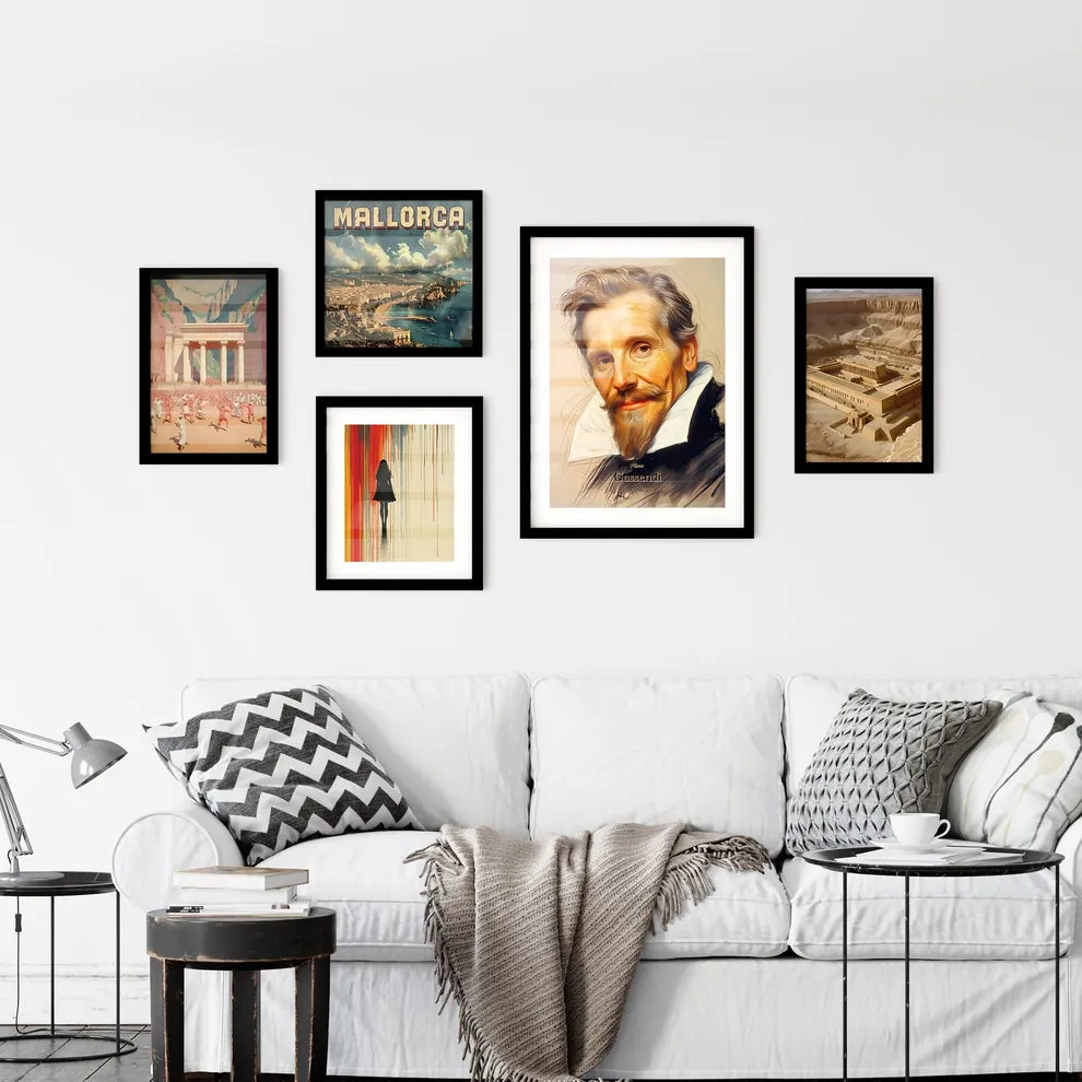 Pierre, Gassendi, 1592 - 1655, A Poster of a man with a beard and mustache Default Title