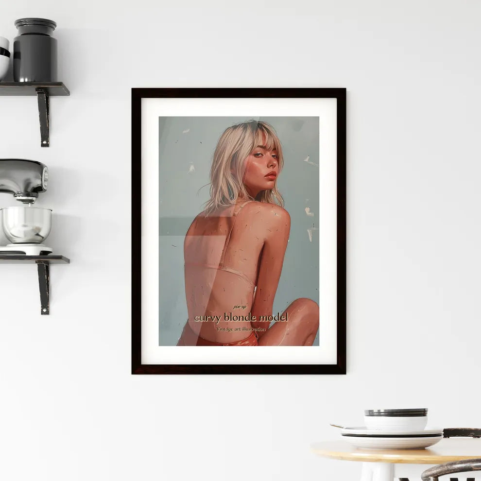 pin-up Framed Print