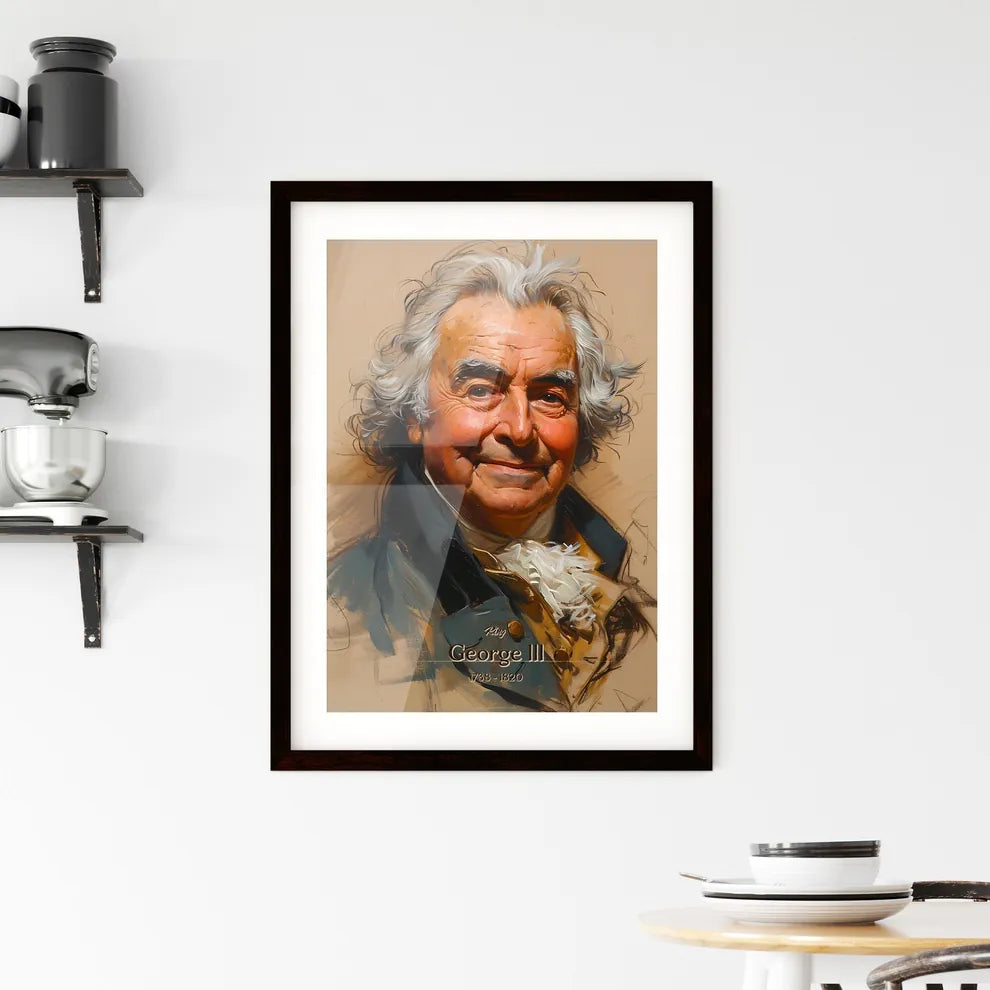 King Framed Print