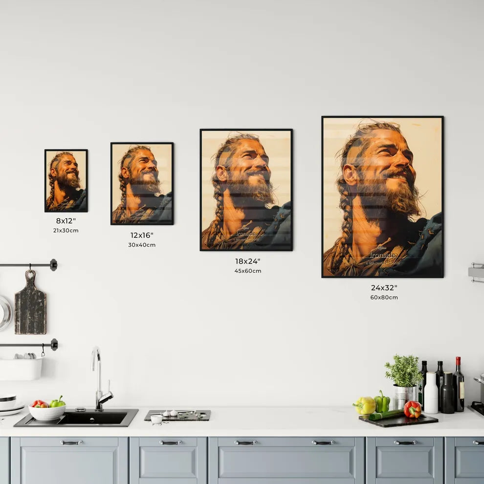 Bjorn, Ironside, c. 9th century - c. 950, A Poster of a man with a beard and braided hair Default Title