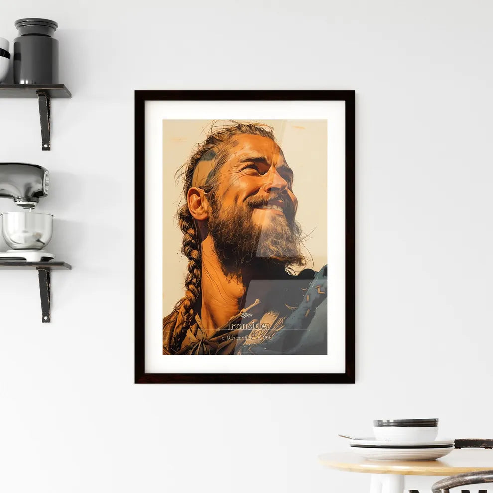Bjorn, Ironside, c. 9th century - c. 950, A Poster of a man with a beard and braided hair Default Title