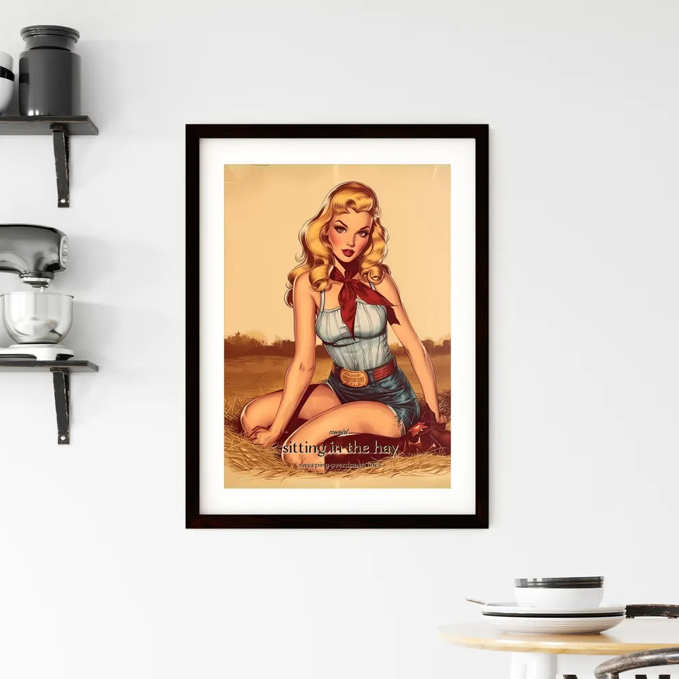 cowgirl Framed Print