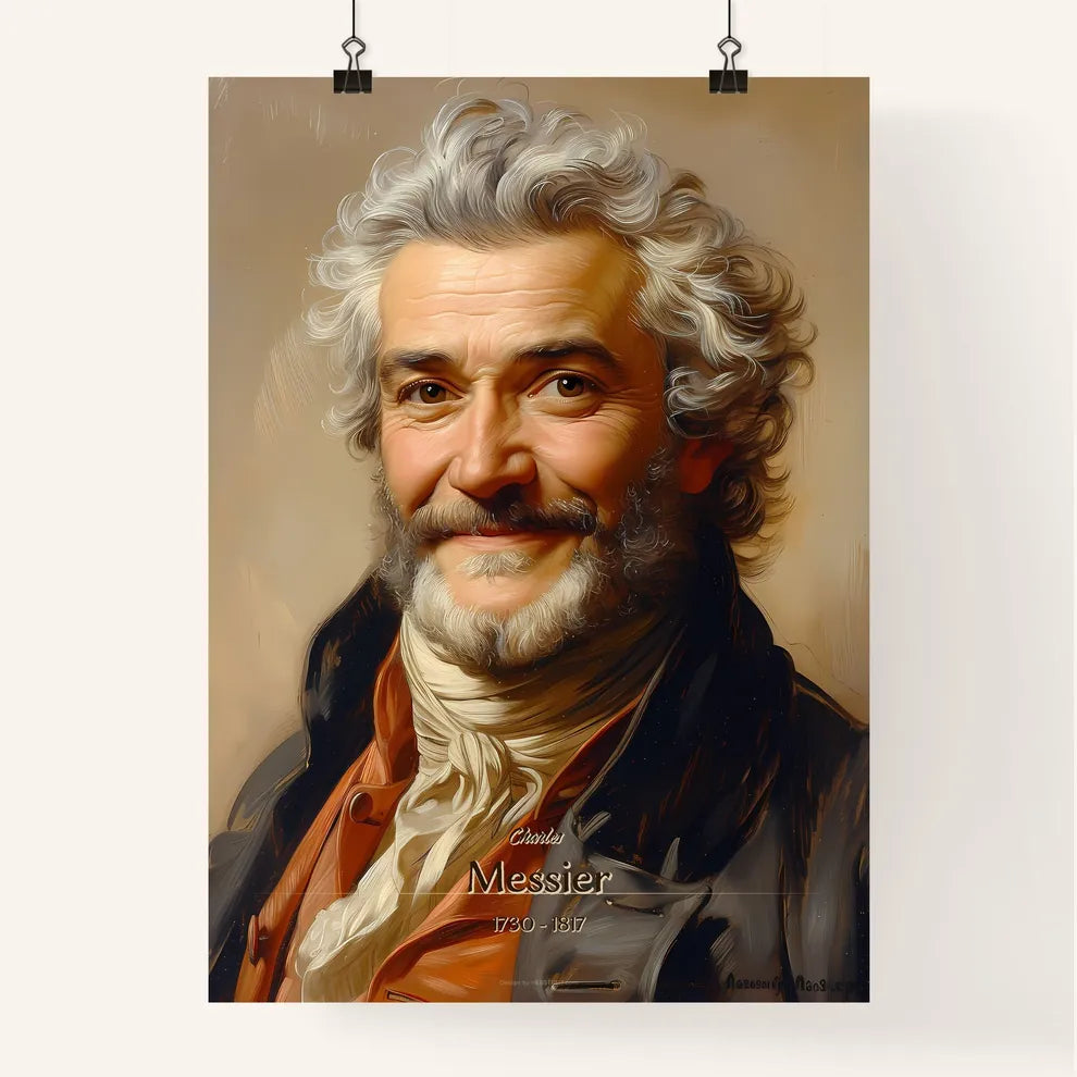 Charles, Messier, 1730 - 1817, A Poster of a man with white hair and beard Default Title